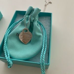 Tiffany and Co medium Heart Tag Pendant Necklace